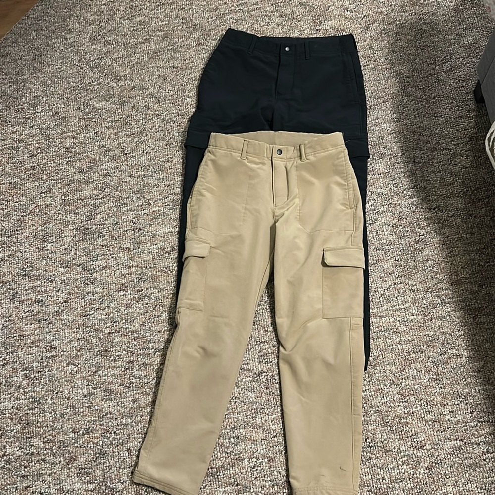 Boys cargo stretch tech pants